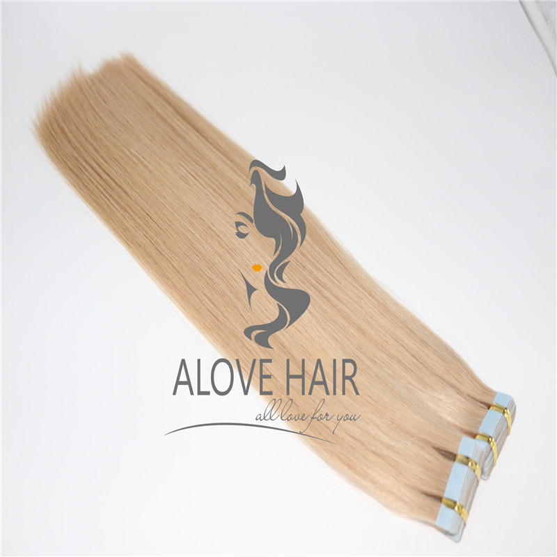 Wholesale best blonde color affordable tape in extensions